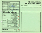 809 - 811 Idlewood Ave. - Survey Form by Richmond (Va.). Dept. of Planning and Community Development