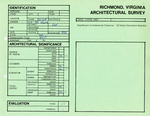 329 - 331 South Laurel Street - Survey Form by Richmond (Va.). Dept. of Planning and Community Development