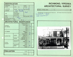 507 South Laurel Street - Survey Form by Richmond (Va.). Dept. of Planning and Community Development