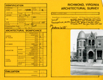 100 East Leigh Street - Survey Form by Richmond (Va.). Dept. of Planning and Community Development