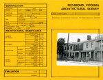 207 East Leigh Street - Survey Form by Richmond (Va.). Dept. of Planning and Community Development