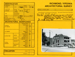308 East Leigh Street - Survey Form by Richmond (Va.). Dept. of Planning and Community Development