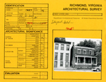 114 West Leigh Street - Survey Form by Richmond (Va.). Dept. of Planning and Community Development
