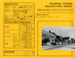 222 - 218 West Marshall Street - Survey Form by Richmond (Va.). Dept. of Planning and Community Development