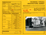 300 - 302 - 304 West Marshall Street - Survey Form by Richmond (Va.). Dept. of Planning and Community Development