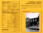 315 - 321 West Marshall Street - Survey Form by Richmond (Va.). Dept. of Planning and Community Development