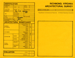 516 - 518 West Marshall Street - Survey Form by Richmond (Va.). Dept. of Planning and Community Development