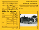 709 Price Street - Survey Form by Richmond (Va.). Dept. of Planning and Community Development