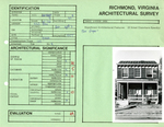 522 South Pine Street - Survey Form by Richmond (Va.). Dept. of Planning and Community Development