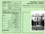 507 1/2 South Pine Street - Survey Form by Richmond (Va.). Dept. of Planning and Community Development