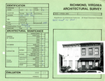 521 - 523 South Pine Street - Survey Form by Richmond (Va.). Dept. of Planning and Community Development