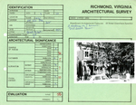 618 - 620 South Pine Street - Survey Form by Richmond (Va.). Dept. of Planning and Community Development