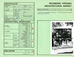 700 South Pine Street - Survey Form by Richmond (Va.). Dept. of Planning and Community Development