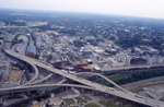 Aerial of Shockoe Slip / Bottom by Richmond (Va.). Division of Comprehensive Planning