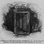 Entrance to the mine before Petersburg, Va., as it appeared previous to the explosion on the morning of July 30