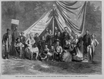 Tent of the American Union Commision, Capitol Square, Richmond, Virginia, July 4, 1865