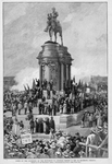 Scene at the unveiling of the monument to General Robert E. Lee at Richmond, Virginia by T. De Thulstrup and Davis