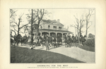 Assembling for the meet; A scene on the lawn in front of the Deep Run Hunt Club, Richmond, Virginia
