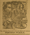 Jefferson Davis, R.E. Lee, and Stonewall Jackson portrait puzzle