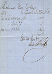 Receipt for Enders Sutton, 1860 January 24
