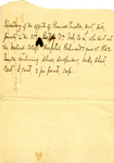 Inventory of the effects of Samuel Trickle, 1862 June 25 by Medical College of Virginia. Medical College Hospital