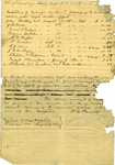Inventory of moneys on hand belonging to deceased soldiers who left no other effects, 1862 August 9 by F. M. Parrish and Medical College of Virginia. Medical College Hospital