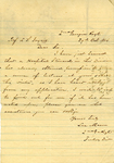 Letter from Lee Mason to L. S. Joynes, 1864 October 29 by Lee Mason