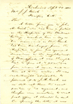 Letter from L. S. Joynes to J. J. Cook, 1861 September 13 by L. S. (Levin Smith) Joynes