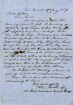 Letter from Peter Martin to Dr. Gibson, 1859 January 29