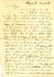 Letter from a former student to L. S. Joynes, 1860 May 14