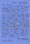 Letter from A.E. Peticolas to L. S. Joynes, 1863 September 7 by A. E. (Arthur Edward) Peticolas