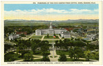 Panorama of the Civic Center from Capitol Dome, Denver, Colo.