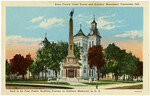 Knox County Court House and Soldiers' Monument, Vincennes, Ind.