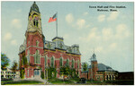 Town Hall and Fire Station, Melrose, Mass.