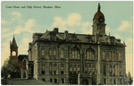 Court House and High School, Mankato, Minn.