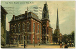 City Hall & Baptist Church, Troy, N.Y.