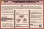 Exploring the Knowledge Gap: Mental Health Crisis Identification Training for 911 Call Takers by Kayla L. Ralston, Emma Adcook, Gary Cuddeback, Rebecca Smith, and Amy Adkins